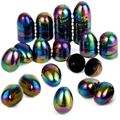 JOYIN 24 Pack 2.3-Inch Metallic Plastic Easter Eggs