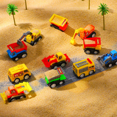 JOIN 24-Piece Filled Easter Eggs with Pull-Back Construction Cars