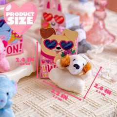 JOYIN 24-Piece Valentine's Day Plush Toys with Gift Boxes