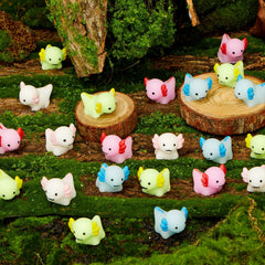 JOIN 28-Pack Valentine's Day Axolotl Mochi Squishy Toys with Funny Cards for Kids