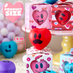 JOYIN 28-Pack Valentine Heart Stress Balls with Boxes