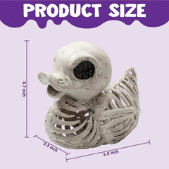 JOIN 2 PCS 4.5in Halloween Duck Skeleton Plastic Bones