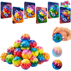 JOIN 30 Pcs Valentine's Day Super High Bouncy Balls with Valentine Cards
