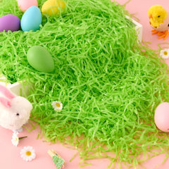 JOYIN 32 oz Light Green Plastic Easter Grass