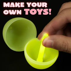 JOYIN 35 Pcs Easter Eggs with Mini Glow Sticks