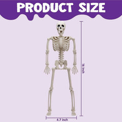 JOIN 3-Pack 16-Inch Halloween Hanging Skeletons with Movable Joints
