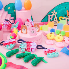 JOYIN 48 Pcs Prefilled Easter Eggs with Assorted Toys