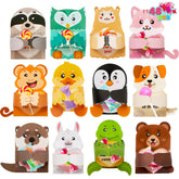 JOYIN 48-Pack Valentine's Day Greeting Cards with Candy Holders for Kids, Holiday Rewards & Prizes