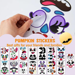 JOYIN 60-Pack Halloween Pumpkin Stickers