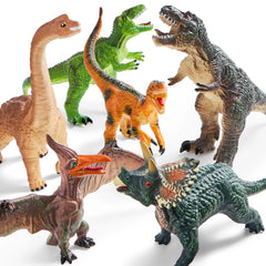 JOIN 6-Piece Large Soft Dinosaur Toy Set for Toddlers