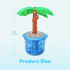 JOYIN Inflatable Palm Tree Cooler - 60" Blue