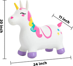 Joyin Bouncy Unicorn Hopper - White