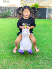 Joyin Bouncy Unicorn Hopper - White