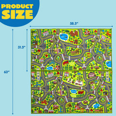 Joyin City Life Carpet Playmat, 2 Pack