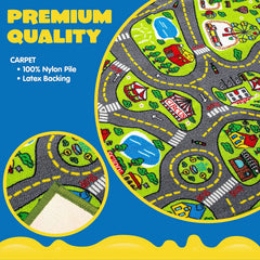 Joyin City Life Carpet Playmat, 2 Pack