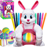 Pink Bunny Egg Whirler - Battery-Powered Spinner Decorating Machine