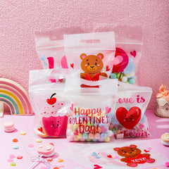 Valentine's Day Cellophane Gift Bags - 36 Pcs with 6 Themed Designs
