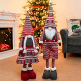 Tall Knitting Gnome Couple, 40 Inches