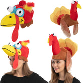 2-Pack Silly Thanksgiving Turkey Hat