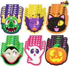 Halloween Spooky Characters Mini Notepad Set (60 Pack)