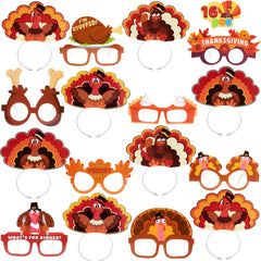 JOYIN Thanksgiving Party Photobooth Props, 16 Pack