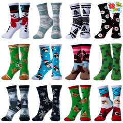 12 Pairs Winter Cotton Socks