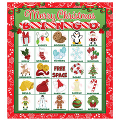 Christmas Bingo (Red) - 28 Pcs