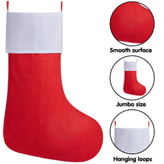 Large 54-Inch Christmas Stocking Decoration
