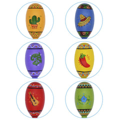 Mini Wooden Maracas (12-Pack)
