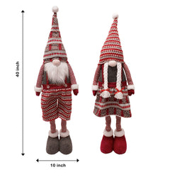 Tall Knitting Gnome Couple, 40 Inches