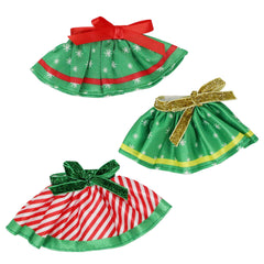Joyin Elf Plush Dance Skirts, 3-Pack
