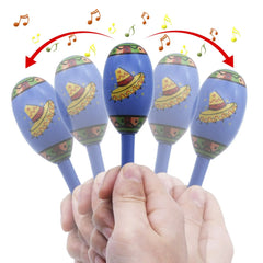 Mini Wooden Maracas (12-Pack)
