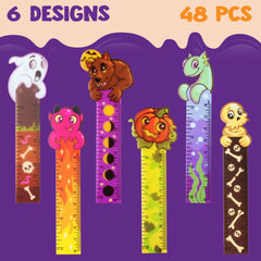 Halloween Pencil & Ruler Set - 96 Pieces