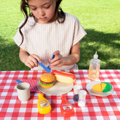 PLAY-ACT Barbecue Food & Accessories Toy Set, 27 Pieces