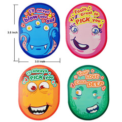 28-Pack 'I Pick Your Nose' Pencil Sharpener Set - Valentine's Day Cards for Kids
