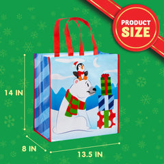 Tote Bags, 6 Designs, 12 Pcs