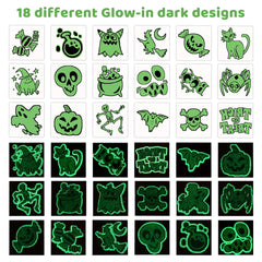 300+ Assorted Halloween Temporary Tattoos
