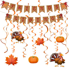 Friendsgiving Garland Decoration Set
