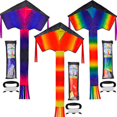 Delta Multicolor Kite, 3 Packs