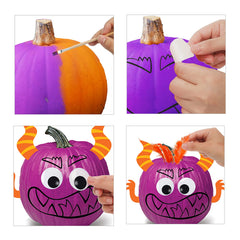KLEVER KITS - 3D Pumpkin Decoration Set
