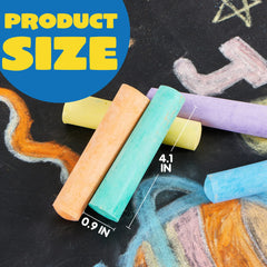 Washable Jumbo Sidewalk Chalk Set