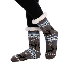 Premium Fleece Crew Socks - 4 Pack