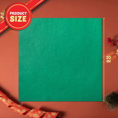 72 Sheets 20x20 Inch Christmas Tissue Paper Assortment (Red, Green & White)