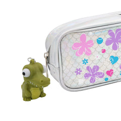 28Pcs Animal Keychains with Bulging Eyes and Kids Valentines Cards