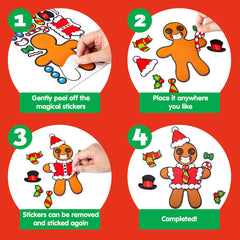 Make-a-Face Gingerbread Set with Trees, 36 Pieces