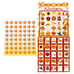Thanksgiving Bingo Cards