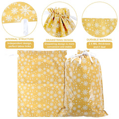 Christmas Drawstring Bags, 36 Pack