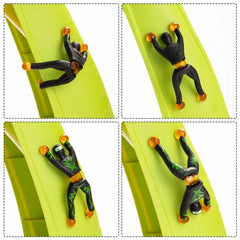 28 Pcs Sticky Climbing Ninja with Kids Valentine's Cards for Valentine Party Favors
