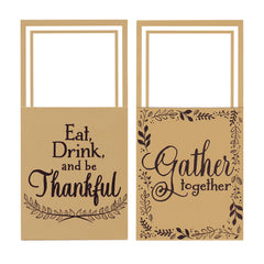 Thanksgiving Turkey Cutlery Decorative Utensil Holder, 36 Pieces