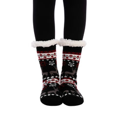 Premium Fleece Crew Socks - 4 Pack